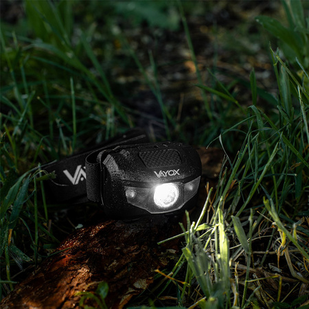 Latarka Akumulatorowa Czołowa 100lm LED + 2x LED VA0178 VAYOX
