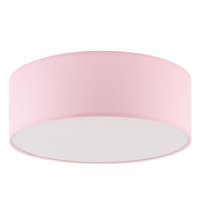 Lampa Sufitowa Plafon Oprawa RONDO KIDS PINK Okrągła Biało-Różowa 38cm 15W 4xE27 3228 TK Lighting