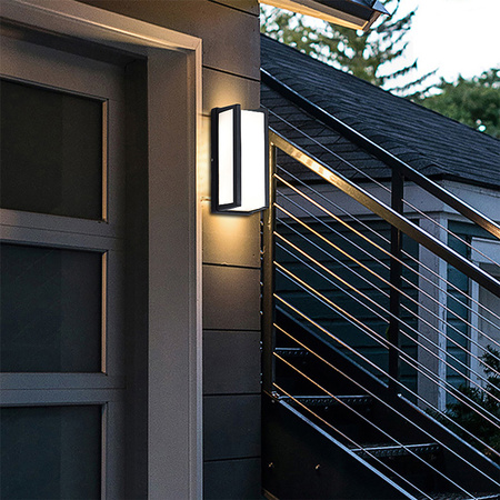 Kinkiet Ogrodowy Elewacyjny Lampa Prostokątna E27 KOBE GOLDLUX (Polux)