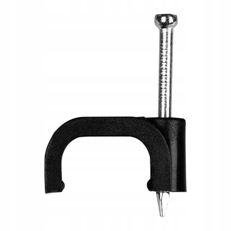 Uchwyt Kablowy Płaski FLOP KLIP YDYp2x2,5 8/6 Czarny 100szt PAWBOL