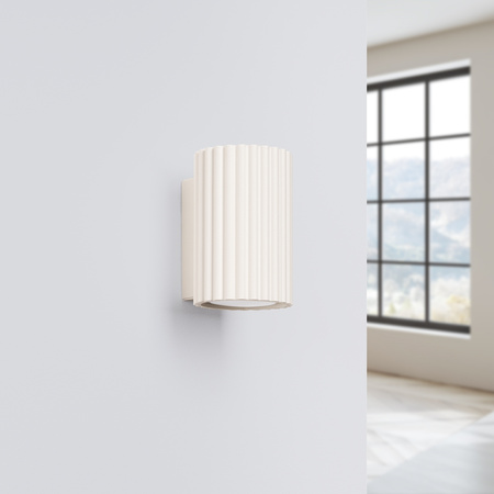 Lampa Ścienna Kinkiet Reflektor Tuba Spot 1x GU10 Beżowa Karbon Deep Space SL.1652 Sollux