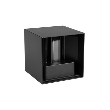 Lampa Ogrodowa LED Kinkiet Elewacyjny G9 Oprawa Zewnętrzna Czarna Góra/Dół z Regulowanym Kątem Świecenia Kira