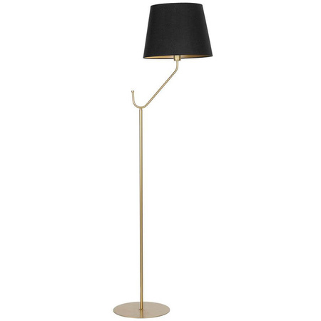 Lampa podłogowa czarna MiLAGRO VICTORIA BLACK 1x E27