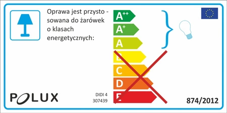 PLAFON, LAMPA DIDI MIX14011-2DEP 2xE14 POKÓJ DZIECIĘCY GOLDLUX (Polux)