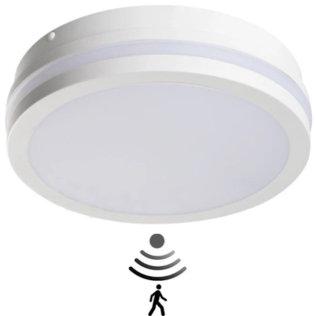 Oprawa sufitowa okrągła PLAFON BENO LED 18W 1550lm 4000K neutralna czujnik ruchu Kanlux