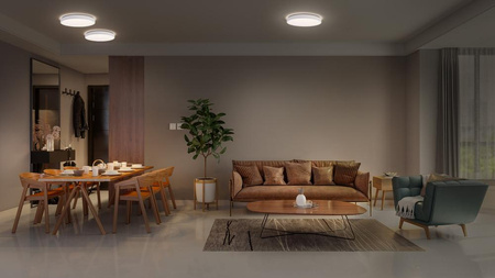 Plafon LED Lampa Sufitowa Natynkowa 36W 2500lm 3000K Ciepła Biały 48cm Orbis Ledvance