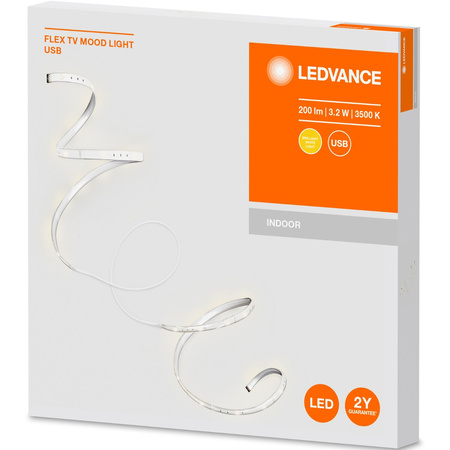 Taśma LED Pasek 5V 3,2W 200lm 3500K Ciepła 1,5m LEDVANCE