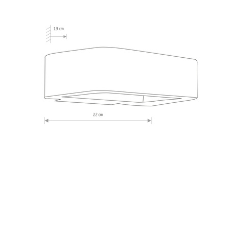 Lampa Ogrodowa Zewnętrzna Kinkiet Elewacyjny Oprawa Natynkowa LED 6W 240lm 3000K Ciepła Grafitowa Wodoodporna IP54 Nowoczesna MUNO 6776 Nowodvorski