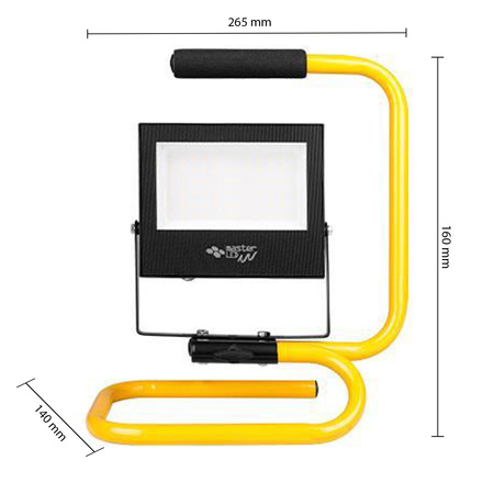 Naświetlacz LED Przenośny na statywie UCHWYT 30W 4500K