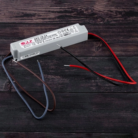 Zasilacz LED NAPIĘCIOWY 24V 18W 0,75A GPV-18-24 IP67 HERMETYCZNY