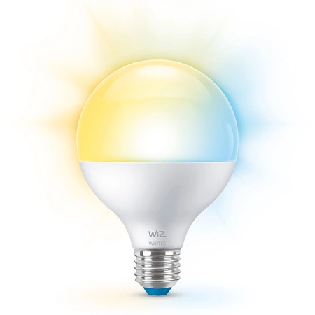 Żarówka LED E27 Kula G95 11W = 75W 1055lm 2700-6500K TW Inteligentna SMART WiFi Bluetooth Aplikacja WiZ