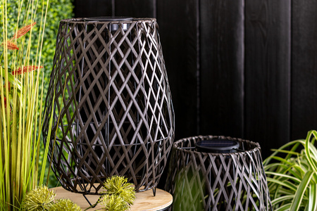 Lampa Solarna LED Zewnętrzna Ogrodowa Stojąca Latarenka 3000K IP44 38cm Czujnik Zmierzchu