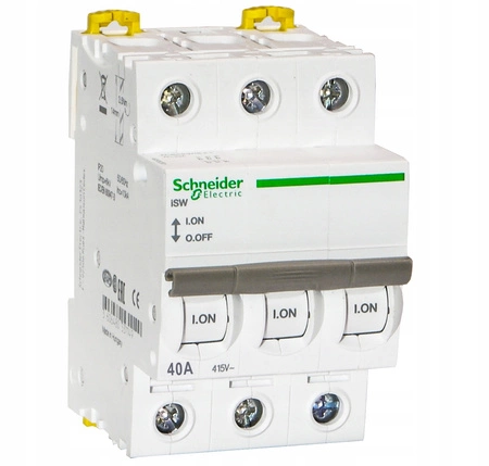 Rozłącznik Izolacyjny 3P 40A IP20 415V Schneider