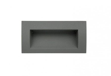 Lampa Ogrodowa Zewnętrzna Elewacyjna WPUSZCZANA LED Mur-Led M2031 3W 100lm 3000K Ciepła Su-Ma