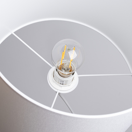 Lampa Sufitowa Wisząca Zwis E27 Żyrandol Owalna Biała Minimalistyczna Nova Sollux