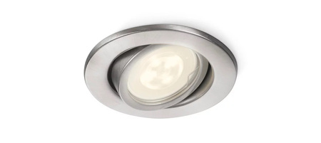 Oprawa Podtynkowa Wpuszczana GU10 Srebrna Fresco Philips