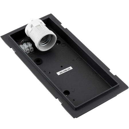 Lampa Ogrodowa Ścienna Kinkiet Elewacyjny Zewnętrzny MIRIA E27 IP44 270° Czarna