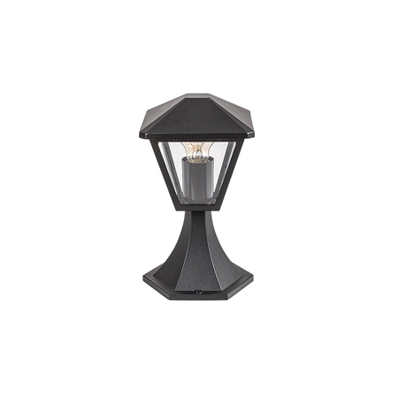 Lampa Ogrodowa Słupek Zewnętrzny Stojący E27 IP44 Czarny Klasyczny Paravento Rabalux