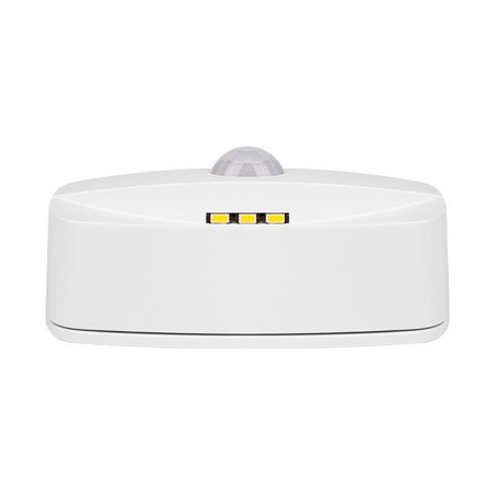 Lampa Nocna LED Bateryjna 0.6W 50lm 4000K Neutralna 90° z Czujnikiem Ruchu Biały Lima Masterled
