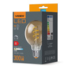 Żarówka LED E27 G95 Kula 4W = 28W 300lm 2200K Ciepła 360° FILAMENT Bursztynowa Ściemnialna Videx