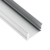 Profil Aluminiowy Anodowany do taśm LED KM35 Srebrny Natynkowy Nawierzchniowy 2m