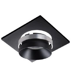 Oprawa sufitowa halogenowa kwadratowa SIMEN MR16 GU10 czarno-biała Kanlux