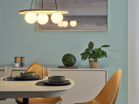 Lampa Sufitowa Wisząca Dekoracyjna G9 Szary Beton Decor Ledvance