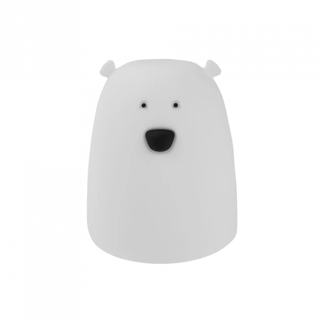 Lampka Nocna Dziecięca LED 3000K Ciepła + Wielokolorowa RGB Bateryjna Biała MAŁY MIŚ MARY'S