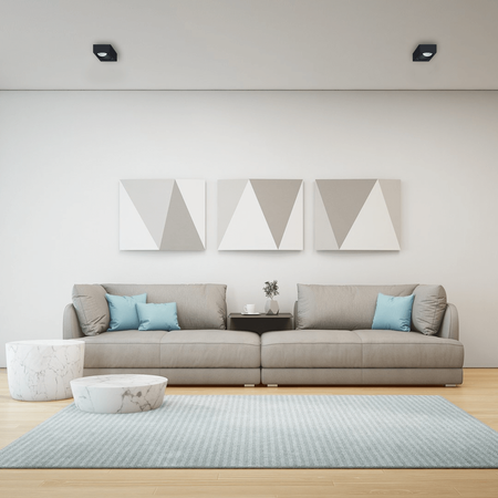 Oprawa Podtynkowa HALOGENOWA Tuba Spot Kwadratowa Czarna GU10 Bali Milagro