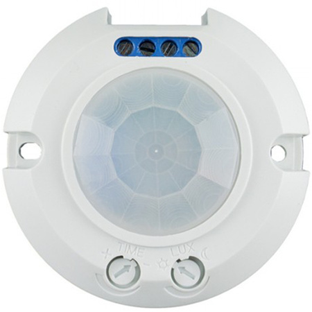 Czujnik Ruchu i Zmierzchu PIR 360° 6m Sufitowy Biały