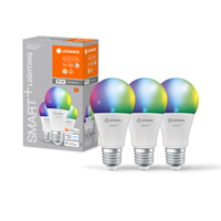 3PAK Żarówka LED E27 A60 9W 806lm RGBW SMART+ WiFi Ściemnialna Classic LEDVANCE