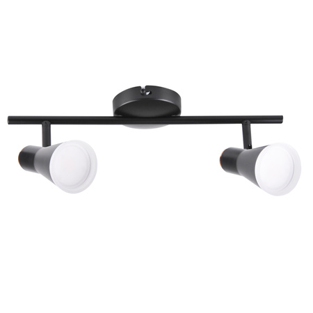 Lampa sufitowo-ścienna ruchoma regulowana 8,4W LED BERG 2 czarny 3000K GOLDLUX (Polux)