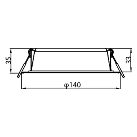 Panel LED Oprawa Podtynkowa Wpuszczana LED 12.5W 960lm 4000K Biała Meson Philips