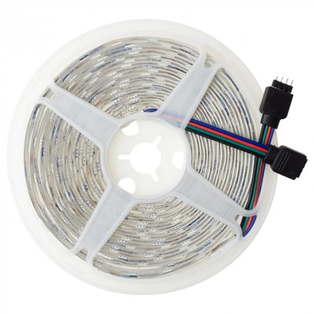 Taśma LED Pasek SMD 5050 14.4W/m 60LED/m 12V Wielokolorowa RGB IP20 Rolka 5m Ecolight