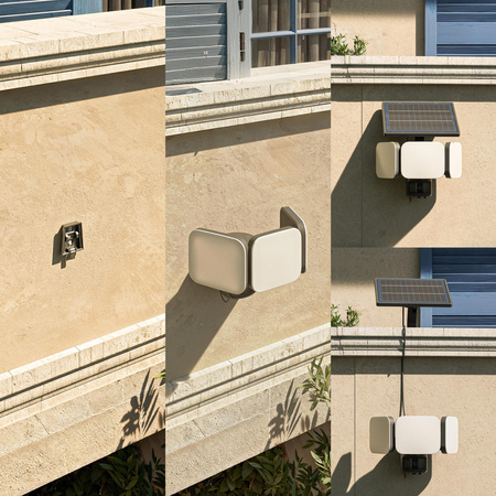 Lampa Solarna Naświetlacz Solarny 24.5W 4000lm 5000K Neutralna IP65 Czarny z Czujnikiem Ruchu UltraEfficient Zyren Philips