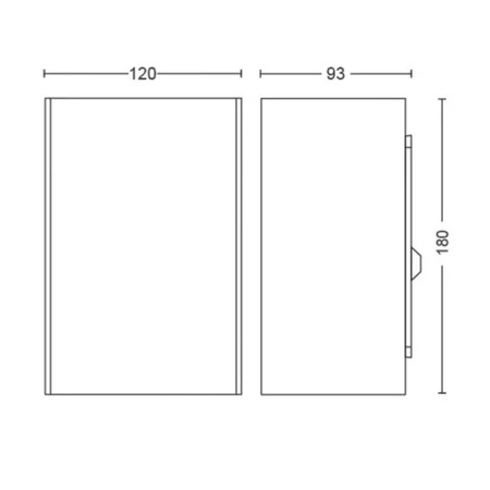 Kinkiet Ogrodowy LED Lampa Zewnętrzna Elewacyjna 15.8W 1180lm IP44 White and Color Ambiance RGB + TW Czarna Inteligentna SMART Zigbee Bluetooth Resonate Philips HUE