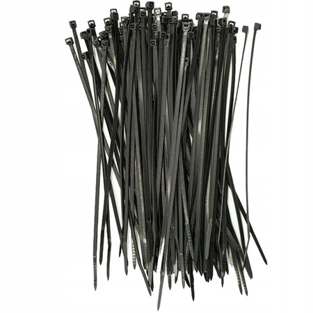 Opaska Zaciskowa Kablowa Mocna 3,6x150mm Czarna 100 sztuk LUMILED