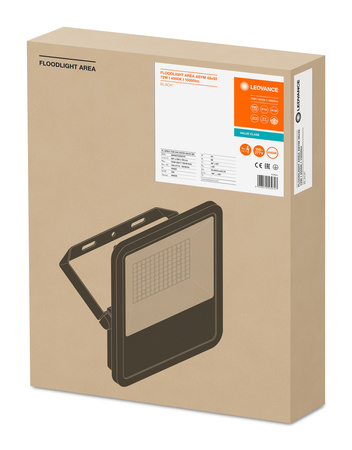 Naświetlacz LED Reflektor Zewnętrzny Lampa 72W 10000lm 4000K IP65 Czarny Floodlight Ledvance