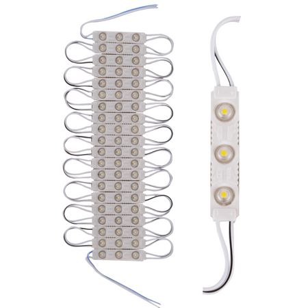 Moduły LED Blister 20 Sztuk Zestaw 1.3W 120lm 4000K Neutralna 12V IP44 Ściemnialny Sanico Goldlux