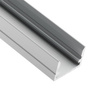 Profil Aluminiowy Anodowany do LED KM33 Srebrny Natynkowy 2m