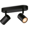 Lampa Sufitowa LED Reflektor SPOT Szyna Czarna 2x 5W BIAŁY + RGB SMART WiFi WiZ