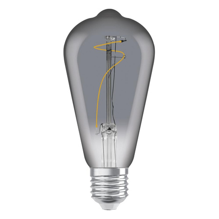 Żarówka LED Dekoracyjna ST64 Edison E27 3.4W = 10W 100lm 1800K Ciepła 320° Dymiona Vintage 1906 Osram