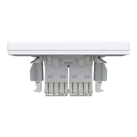 Gniazdo Komputerowe 2x RJ45 kat. 6 UTP z Ramką Biały SCHNEIDER ASFORA