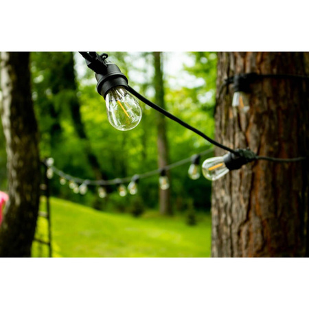 5-PAK Żarówka LED E27 ST14 1W = 10W 2700K Ciepła 100lm Filament do Girlandy LUMILED