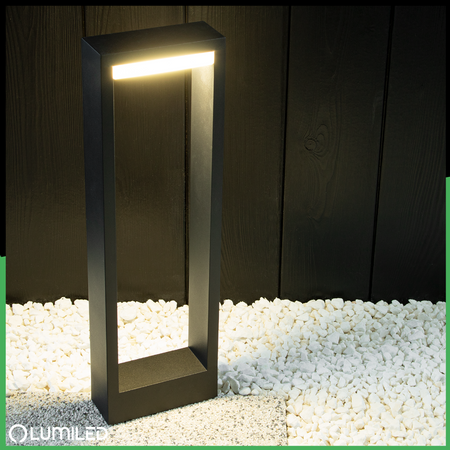 Lampa Ogrodowa Słupek Zewnętrzny Stojący LED 10W HOSTA 60cm LUMILED