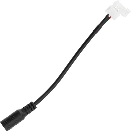 Wtyk zasilania DC 2.1 / 5.5 mm MONTAŻOWY Z KABLEM ZATRZASK 15cm