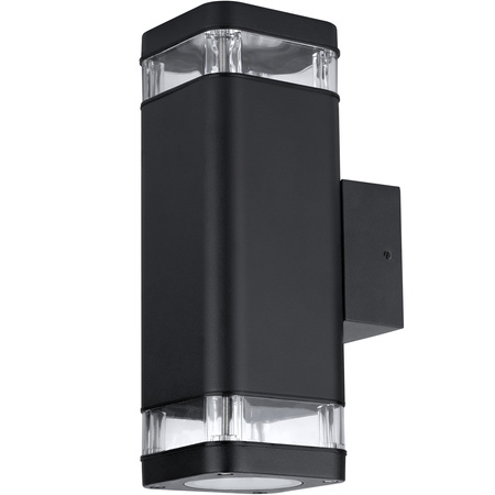 Lampa Ogrodowa Zewnętrzna Kinkiet Elewacyjny 2x GU10 LED IP54 Góra Dół EPSILO LUMILED