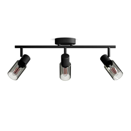 Lampa Sufitowa Reflektor 3x E14 Czarna Palms Philips