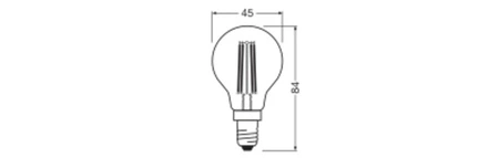 Żarówka LED P45 E14 3.4W = 40W 470lm 4000K Neutralna 300° Filament STAR CLASSIC Osram