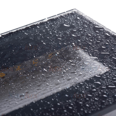 Lampa Ogrodowa Zewnętrzna Elewacyjna GLASI LED 3W 4000K IP44 Wpuszczana Grafitowa Kanlux